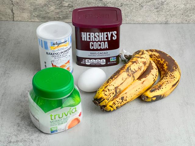 Image of ingredients of Chocolate - banana cake
