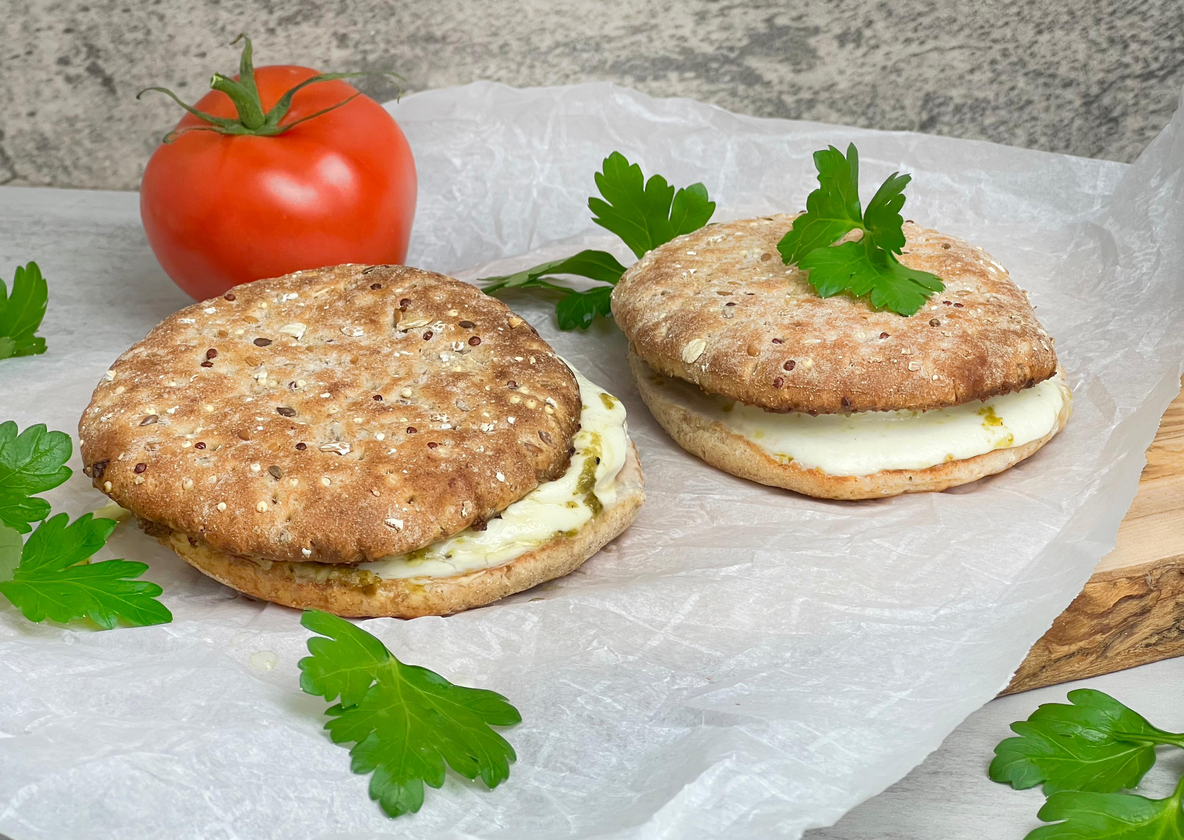 Image of Morning caprese style sandwich